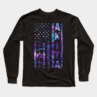 Akita Flag Long Sleeve T-Shirt